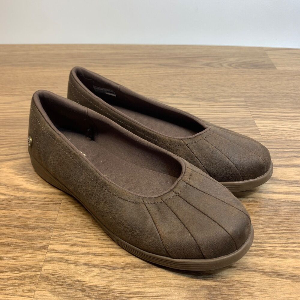 Womens 6.5 Skechers On the Go Dreamy Upscale Goga Mat Brown Slip On Shoes 136273